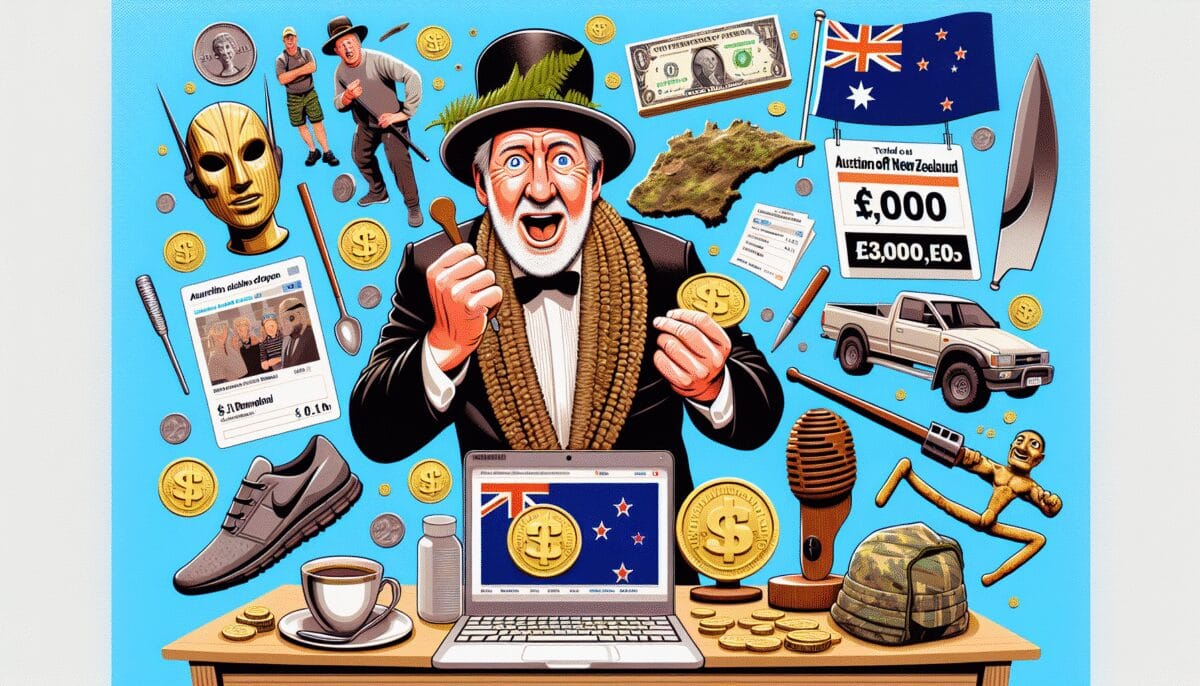 Australan se v roce 2006 pokusil prodat Nový Zéland na aukci eBay Australan se v roce 2006 pokusil prodat Nový Zéland na aukci eBay