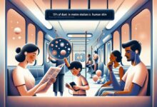 Až 15 % částeček prachu ve stanicích metra je lidská kůže