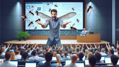 Bill Gates v roce 2009 na přednášce o malárii vypustil na diváky komáry