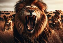 Lví řev je možné slyšet až na vzdálenost 8 kilometrů