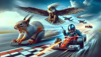 Menší ptáci, veverky a hmyz vidí svět zpomaleně