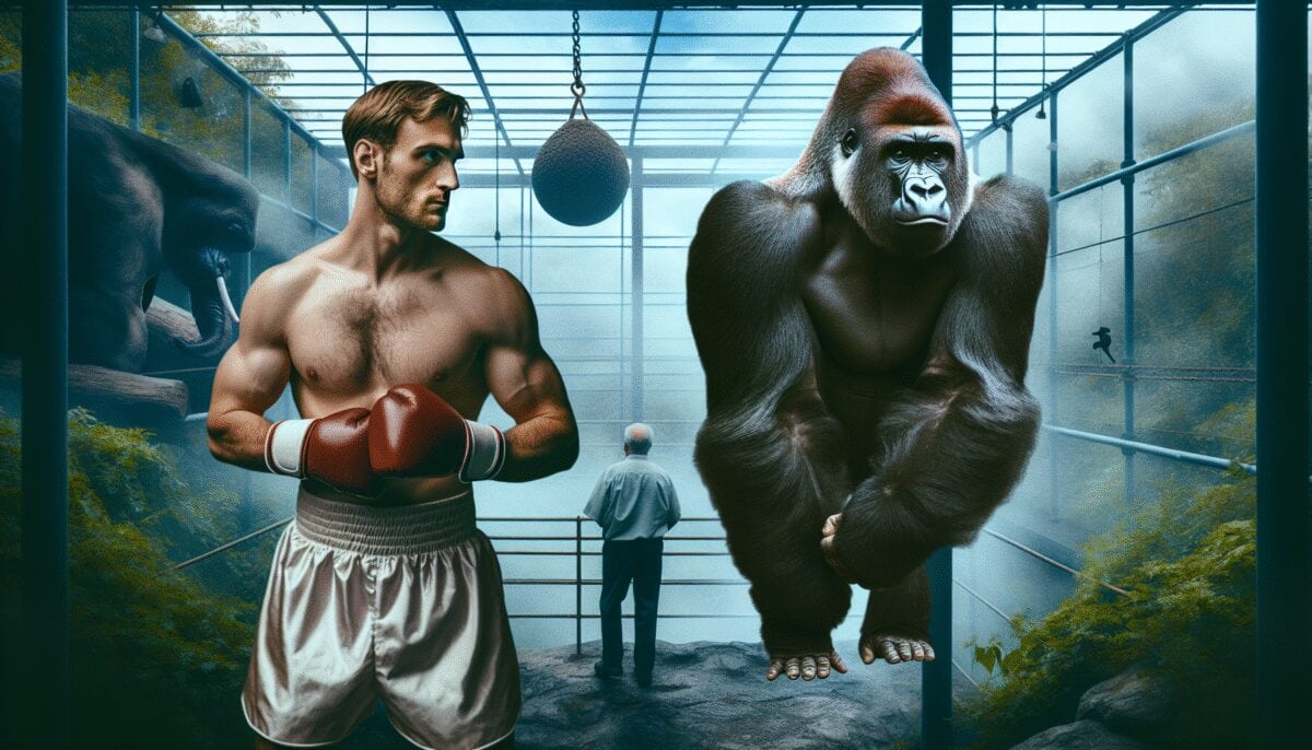 Mike Tyson se jednou pokusil uplatit chovatele v zoo, aby ho nechal zápasit s gorilou