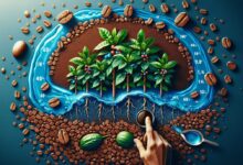 Na vypěstování a zpracování kávových zrn pro přípravu jediného šálku je potřeba 140 litrů vody