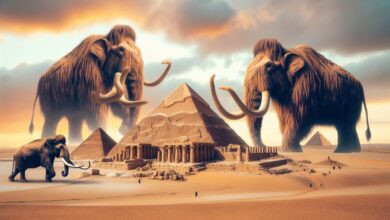 Na Zemi žili mamuti ještě stovky let po dostavení pyramid v Gíze