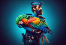 Nizozemská policie jednou zatkla papouška za účast při krádeži