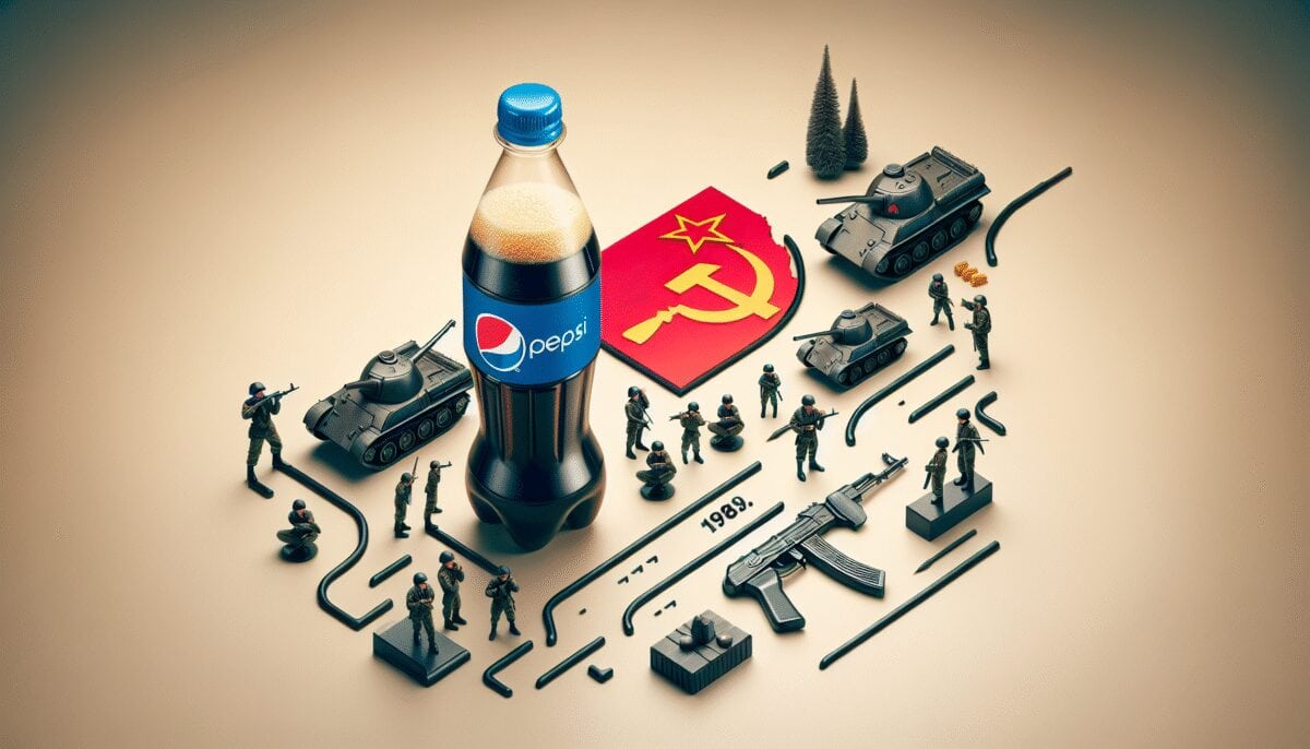 Pepsi mělo v roce 1989 díky obchodu se Sovětským svazem 6. největší armádu světa Pepsi mělo v roce 1989 díky obchodu se Sovětským svazem 6. největší armádu světa