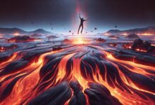 Při pádu do sopky se v lávě neroztavíme, ale budeme na ní plavat