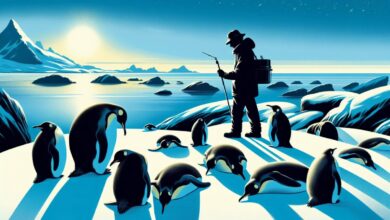 Tučňáci spí nejtvrději po obědě. Vědec na to přišel šťoucháním klackem do spících tučňáků