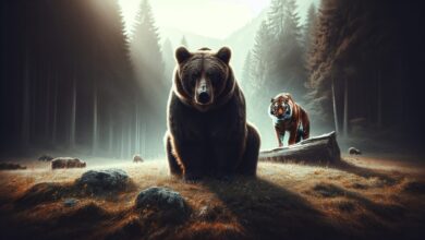 Tygr je jediný predátor, který si dovolí i na dospělé medvědy