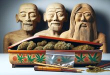 V čínské hrobce našli 789 gramů 2 700 let staré marihuany