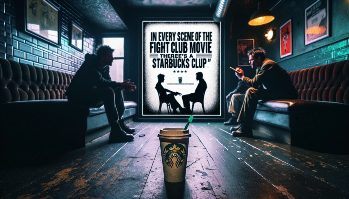 V každé scéně filmu Klub rváčů je kelímek ze Starbucks V každé scéně filmu Klub rváčů je kelímek ze Starbucks
