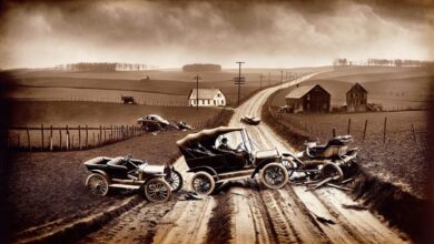 V roce 1895 byla v Ohiu zaregistrována jen 2 auta, která se i tak dokázala srazit