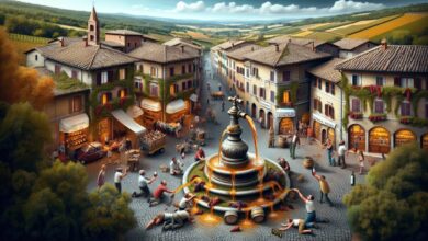 V roce 2008 teklo v Itálii z kohoutků víno namísto vody