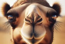 Velbloudi mají 3 oční víčka, která je chrání před písečnými bouřemi