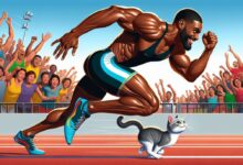 Usain Bolt dokázal překonat rychlost 44 kilometrů za hodinu...což je pomalejší než kočka domácí
