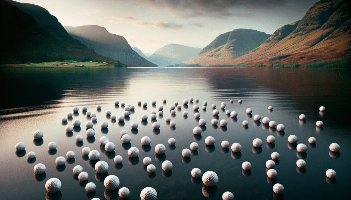 Vědci namísto Lochnesské příšery našli 100 000 golfových míčků