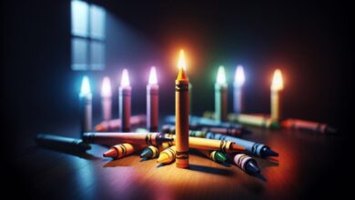 Voskovky jde v případě nouze použít jako svíčku